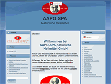 Tablet Screenshot of aapospa.com